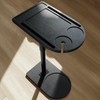 YUHFERA 360° Rotatable Sofa Tray Table for Couch Arm -