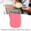 600ml Milk Frothing Pitcher Coffee Steaming Pitcher Stainless Steel Milk