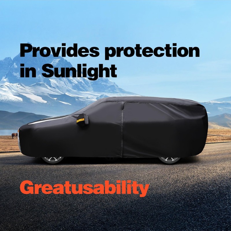 Cotryvox Large SUV Car Cover for Chevy Suburban 100% Waterproof