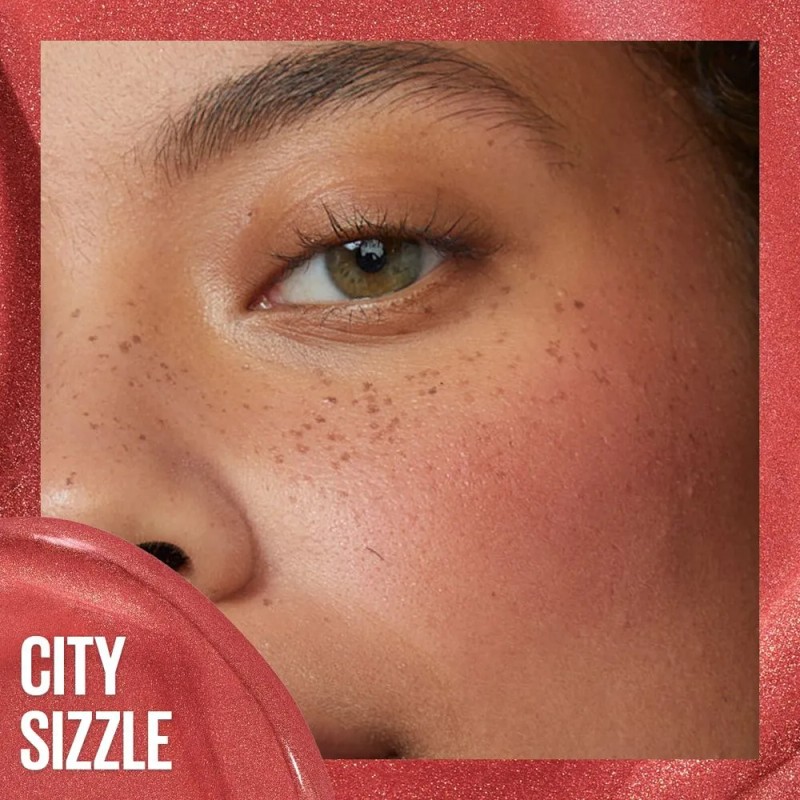 Maybelline Blush líquido Sunkisser 4.7ml, Rubor con Vitamina E, broncea