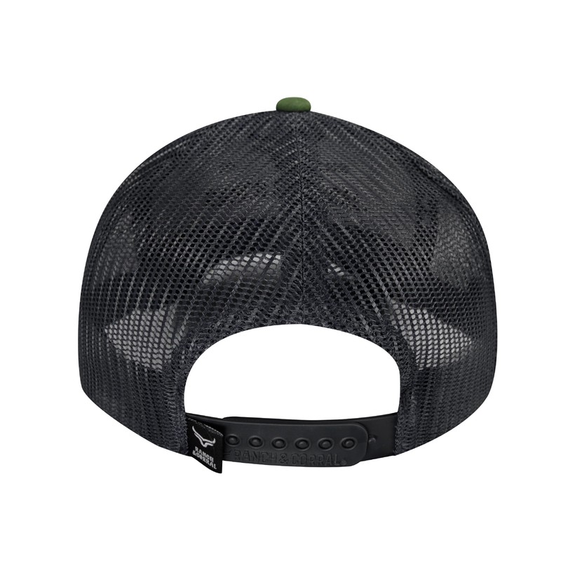 RANCH & CORRAL Gorra Adulto Broche Ajustable Porcino