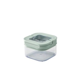 Toffy K-KU20-S-PA Food Canister, Square (S) K-KU20 with Lever, Storage Container, Airtight, 4 Sizes, Retro Color, Cute