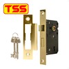 TSS 3 Lever Mortice Sash Lock for Internal Doors 2.5"