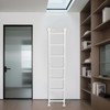 7-Step Wall Mounted Steel Ladder, Window Well Loft Ladder for