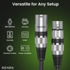 GEARit XLR Male to Female Microphone Cable (6 Feet, 6-Pack)