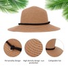 HomKuch Women's Summer Beach Straw Hat Foldable Roll Up Beach
