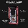 navor Minimalist Carbon Fiber Wallet in Rose Gold- RFID Blocking