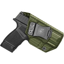 Amberide Springfield Hellcat IWB Holster,Kydex-Boltaron Inside Waistband Fit Springfield Armory Hellcat 9mm,Secure Retention,Quick Draw,0–30°Adjustable Cant
