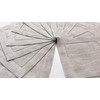Servilletas de cóctel de lino natural, 1 docena de 6