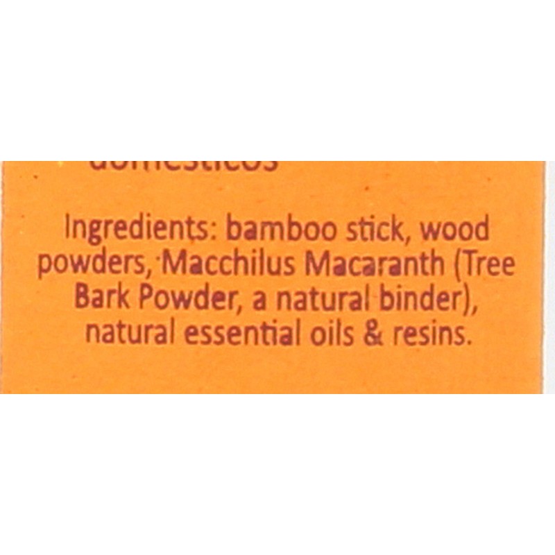 Maroma, EDA Incense Orange Cinnamon, 10 Count