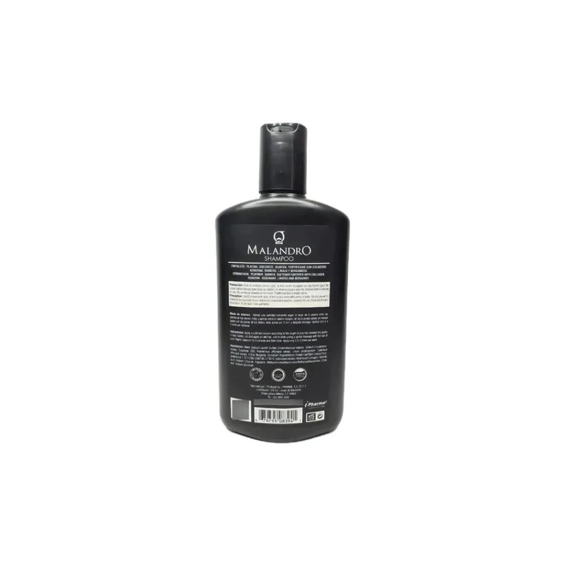 Malandro Shampoo Premium 450 Ml Bergamota, Colágeno, Romero