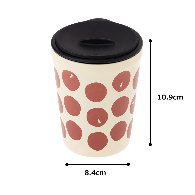 maebata 53126 Tumbler with Lid, Vacuum Insulated, Hot or Cold