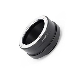Pro Lens Adapter for use with Olympus OM lenses. Compatible with Canon EOS R Cameras (RF Mount)..