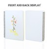 zzmorni A5 Spiral Notebook with Thick Plastic Hardcover - College