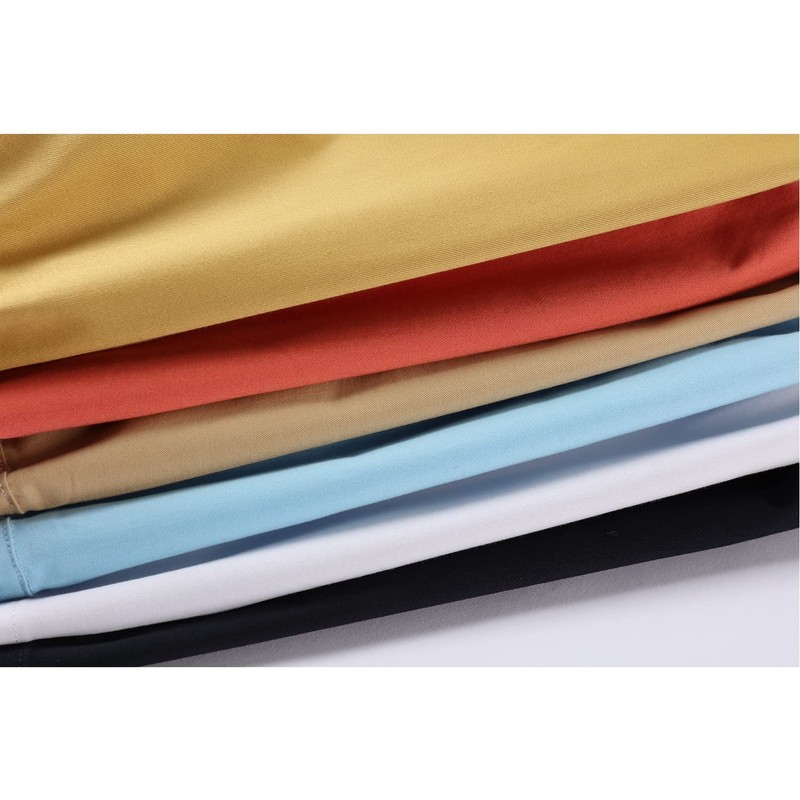 BINIDUCKLING Boys Summer Elastic Waist Shorts - School Uniforms Pull-on