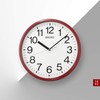 SEIKO - Reloj de Pared de 12 Pulgadas, Color Rojo