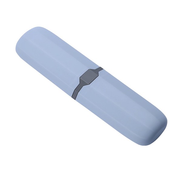 HAOHIZE Zahnbürsten-Reiseetui, tragbare Zahnbürstenhüllen, Zahnbürstenhalter, Kunststoff, Mehrzweck-Zahnbürstenbehälter, Aufbewahrungsbox für Reisen,