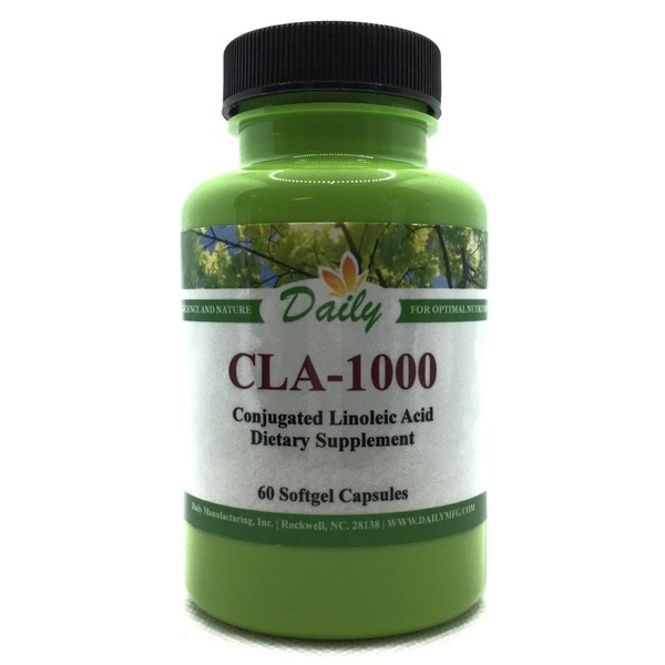 Daily's CLA (Conjugated Linoleic Acid) from Safflower Oil (1000 mg, 60 softgels)