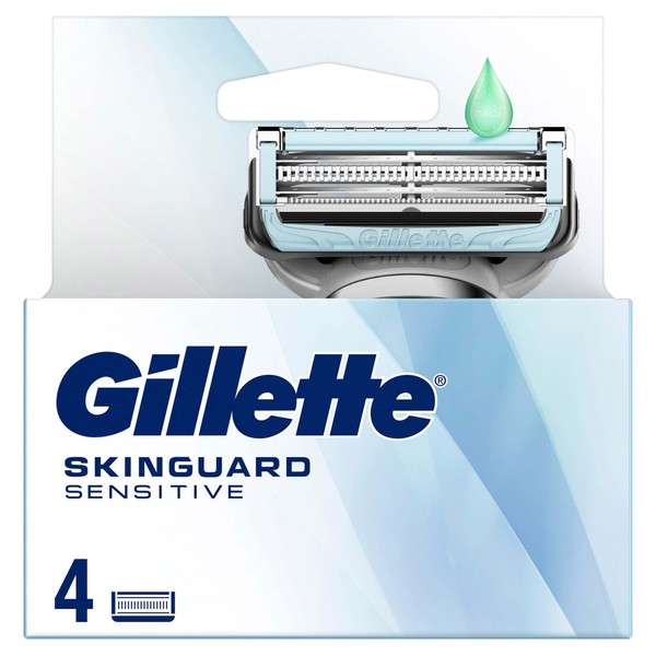 Gillette Skinguard Sensitive Yedek Tıraş Bıçağı 4 Adet