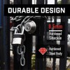 Crystal Vision Anti-Theft Loud 130db Alarm Lock Weather Proof Heavy