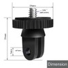 ¼-20 Screw Conversion Adapter for GoPro Hero13/12/11, for Insta360 ONE