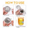 NSTaygate 2pcs Tea Infuser Tea Strainers for Loose Tea Luminous