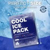 Food Ice Packs for Coolers, Cold for Up to 24H