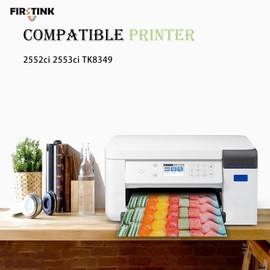 FIRSTINK High Yield TK8347 Toner Cartridges TK-8347 TK-8347K TK-8347C TK-8347M TK-8347Y Toner Cartridge Set Compatible for Kyocera TASKalfa 2552ci 2553ci Copystar TK8349 Printer