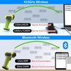 Symcode Wireless Barcode Scanner with Charging Base, 433MHz and Bluetooth