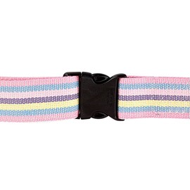Kinsman Enterprises 80437 Gait Belt with Quick Release Plastic Buckle, 2" Width, 60" Length, 3 Pastel