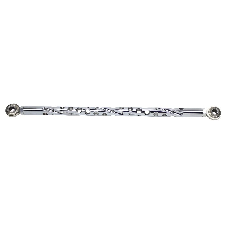 POWER JAMES Chrome Reversed Drillhole Shift Linkage for Harley Softail
