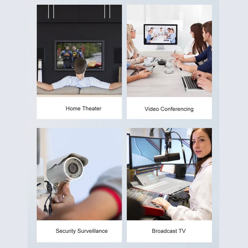 HD Multimedia Interface Extender 656ft 1080P Distortion Free POE Single