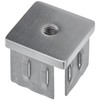 Croso End Cap Polished Square Hollow with Mittelbohrung M8 40