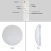 ZMH Ceiling Light LED Ceiling Light Bedroom 37 W Bedroom