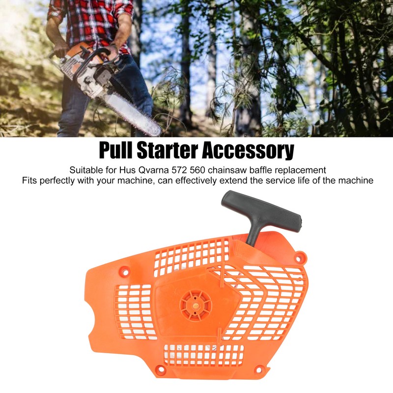 Pull Starter Replacement ABS Recoil Starter Assembly Accessory for Husqvarna