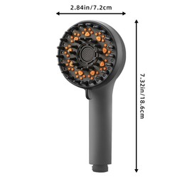 SELLO Dog Shower Attachment, 3-mode High Pressure Pet Shower Attachment Dog Bath Supplies, Shower Massage, Grooming Tool for Dogs, Including Long Hose and Shower Holder