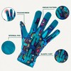 IYICLOTH Gardening Gloves for Women, Printed Touchscreen Garden Gloves with