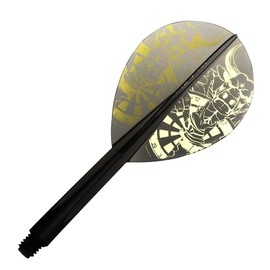 Darts Flight Condor Condor Bubalus James Bailey Model Shaft One-Piece Tito Tito Teardrop Small Clear Black