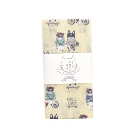 Kusuguru Japan Gauze Tenugui Animal Mode YE