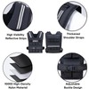 APEXUP Adjustable Weighted Vest Men 20lbs/30lbs/40lbs Weights with Reflective Stripe,