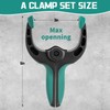 GRENPRO 8-Pack Bar Clamps for Woodworking, 12" and 6" Bar