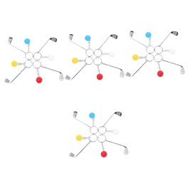 BESPORTBLE 16pcs Golfing Keychain Lightweight Sports-themed Keychains Miniature Golf Pendants for Bags and Keys Golf for Any Occasion