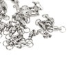 50pcs Ball Bearing Swivels Connector High Strength Stainless Steel Solid