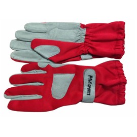 PM Sports New Kart Racing Gloves Made of OMARA AND POLYESTER for Better Grip RED (6 / XXS)