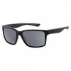 Dirty Dog Men's Yolo Sunglasses Black/Grey Polarized Rectangular Casual Full