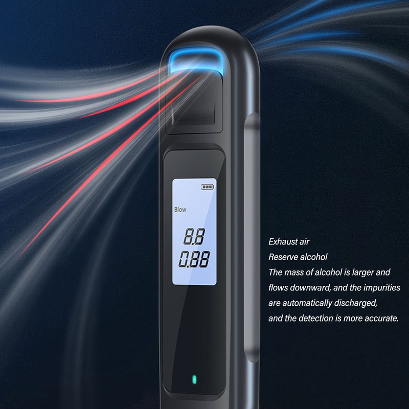 Portable Alcohol Tester Digital Display Alcohol Tester Accuracy Breath Alcohol