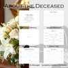 In Loving Memory Funeral Guest Book with Table Sign, Pen
