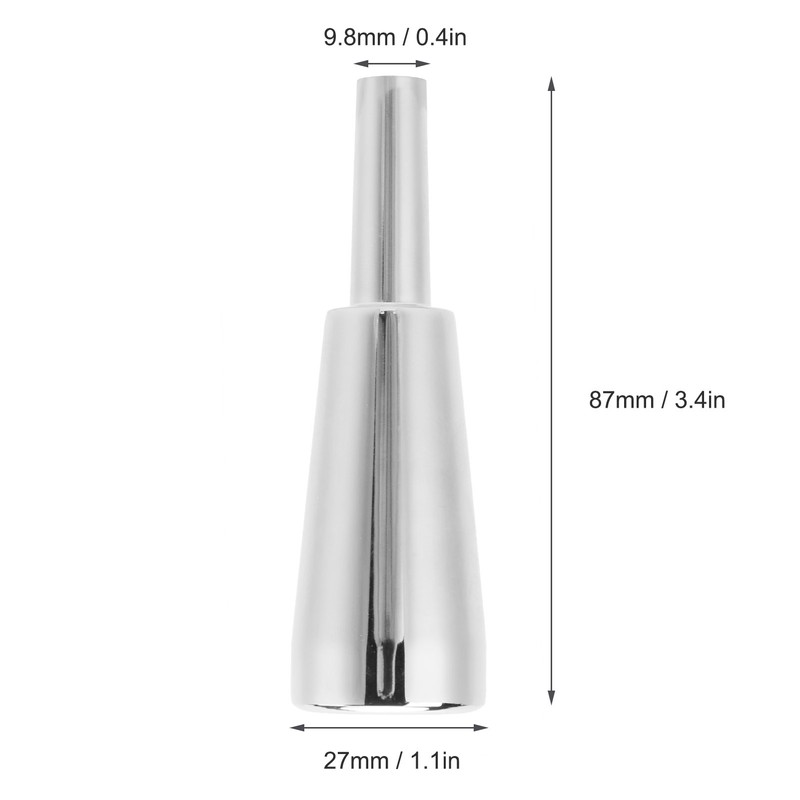 Trumpet Mouthpiece Heavy Duty Cone Metal Wind Musical Instrument Parts