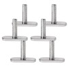 Walmeck 6Pcs Kayak Rails Screws Bolts Hardware Parts for Kayak