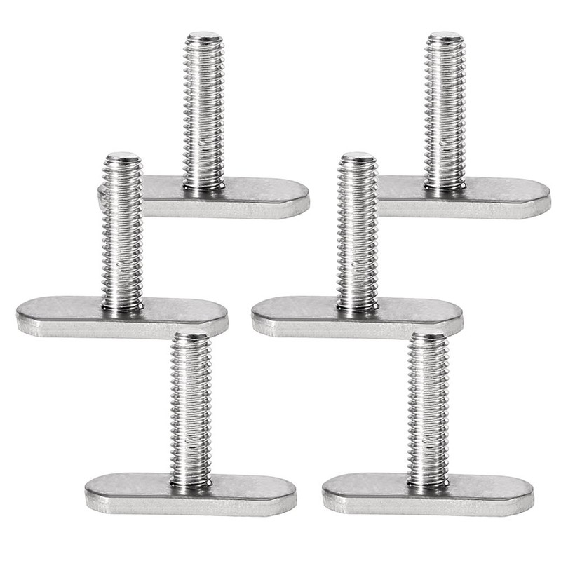 Walmeck 6Pcs Kayak Rails Screws Bolts Hardware Parts for Kayak